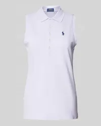 Ralph Lauren Slim Fit Poloshirt im ärmellosen Design Modell 'JULIE Pink