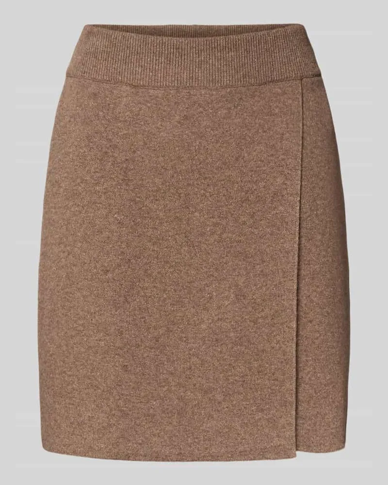 Armedangels Ausgestellter Mini-Rock aus Baumwoll-Mix mit Woll-Anteil Modell 'DARLAA Beige