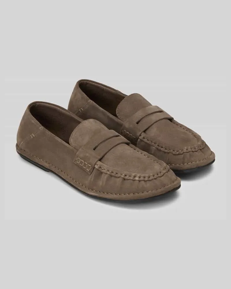 Marc O'Polo Loafer aus echtem Leder Hellbraun