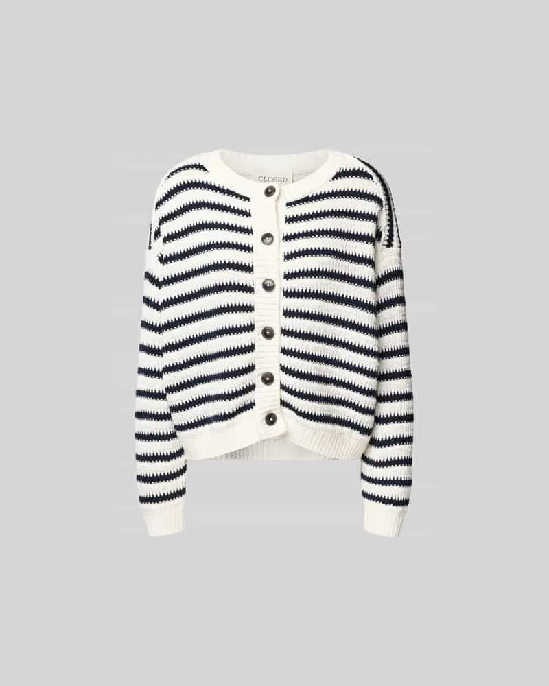 Closed Strickjacke mit Knopfleiste Ecru