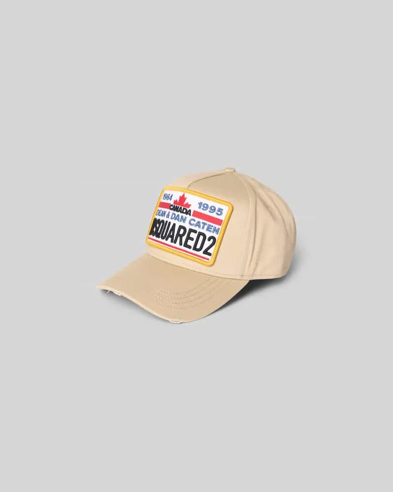 Dsquared2 Basecap mit Logo Patch Beige