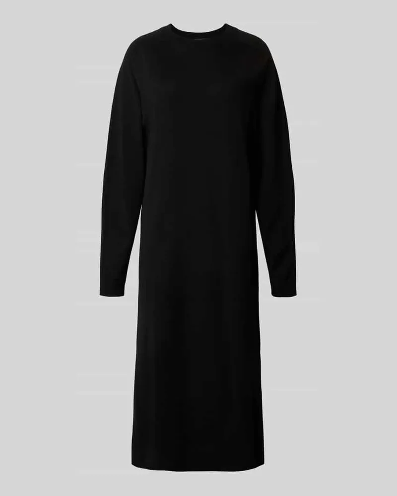 Drykorn Relaxed Fit Midikleid aus reiner Schurwolle Modell 'Rimone Black
