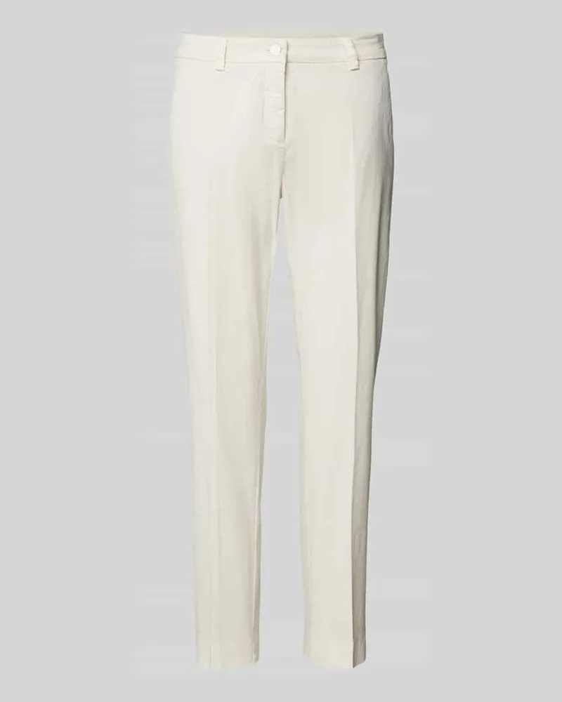 Cambio Regular Fit Stoffhose mit Gürtelschlaufen Modell 'KARINA Sand
