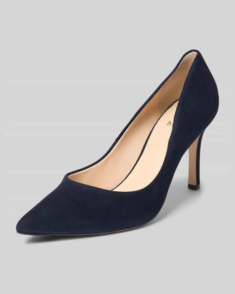 Högl Pumps aus echtem Leder Modell 'Penny Dunkelblau