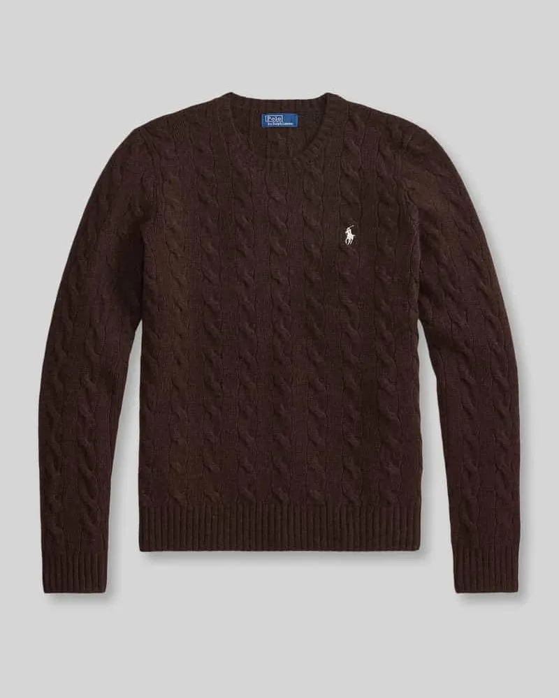Ralph Lauren Regular Fit Pullover mit Logo-Stitching Black