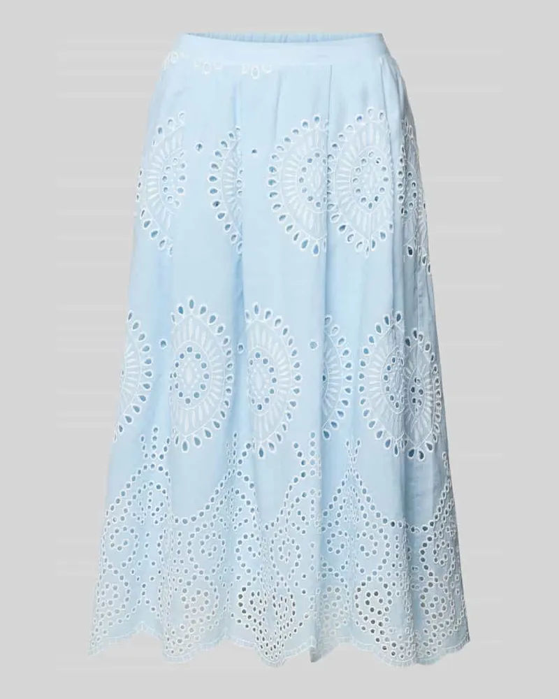 More & More Midirock mit Lochspitze Hellblau