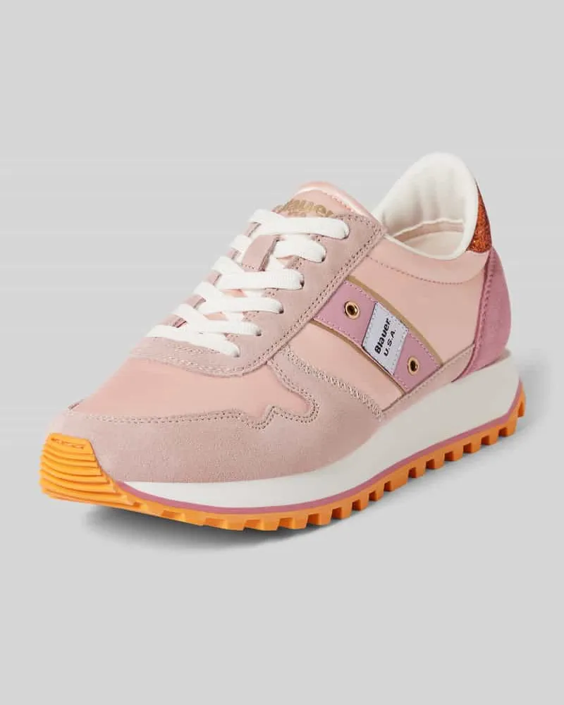 Blauer Sneaker mit Schnürverschluss Modell 'MILLEN Pink