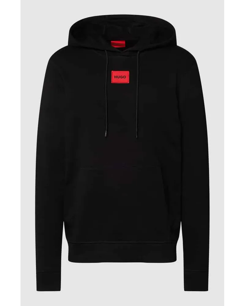 HUGO BOSS Hoodie mit Label-Patch Modell 'Daratschi Black