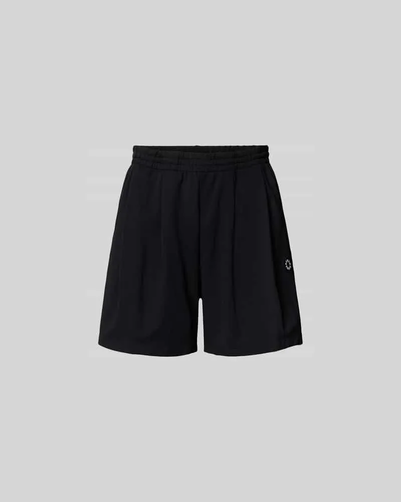 Kenzo Shorts mit Logo-Stitching Black