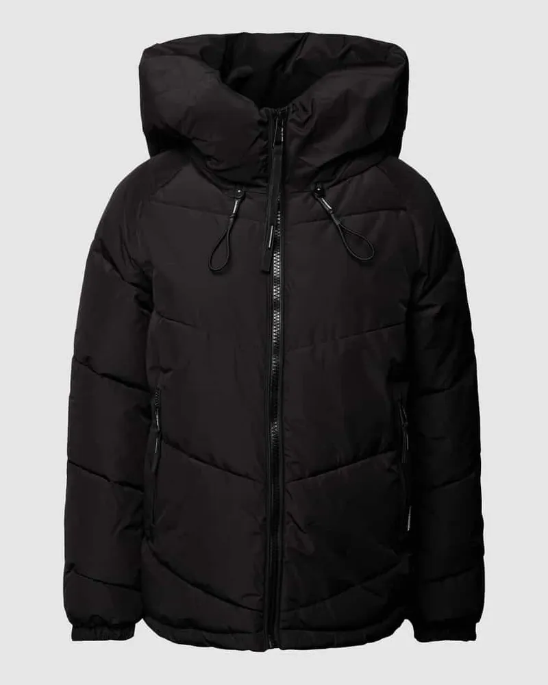 khujo Steppjacke mit Kapuze Modell 'Esila Black