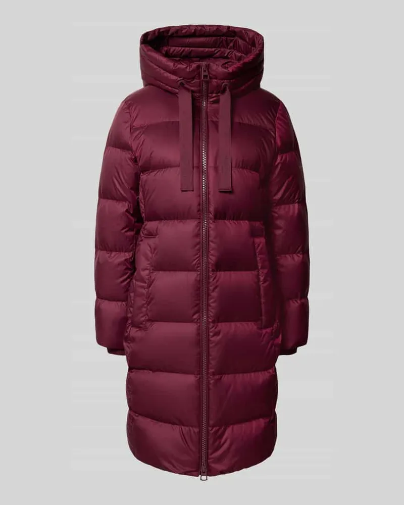 Marc O'Polo Regular Fit Daunenmantel mit Daunen-Feder-Füllung Bordeaux