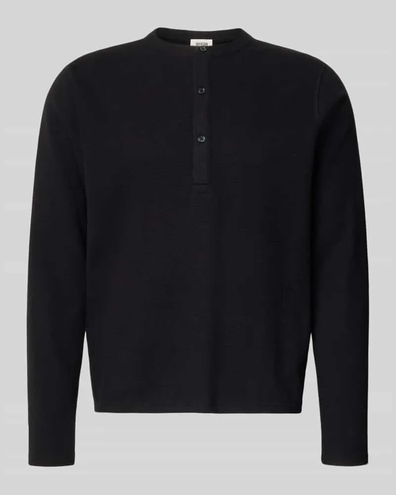 Drykorn Regular Fit Sweatshirt mit Baumwoll-Anteil Modell 'MALIOR Black