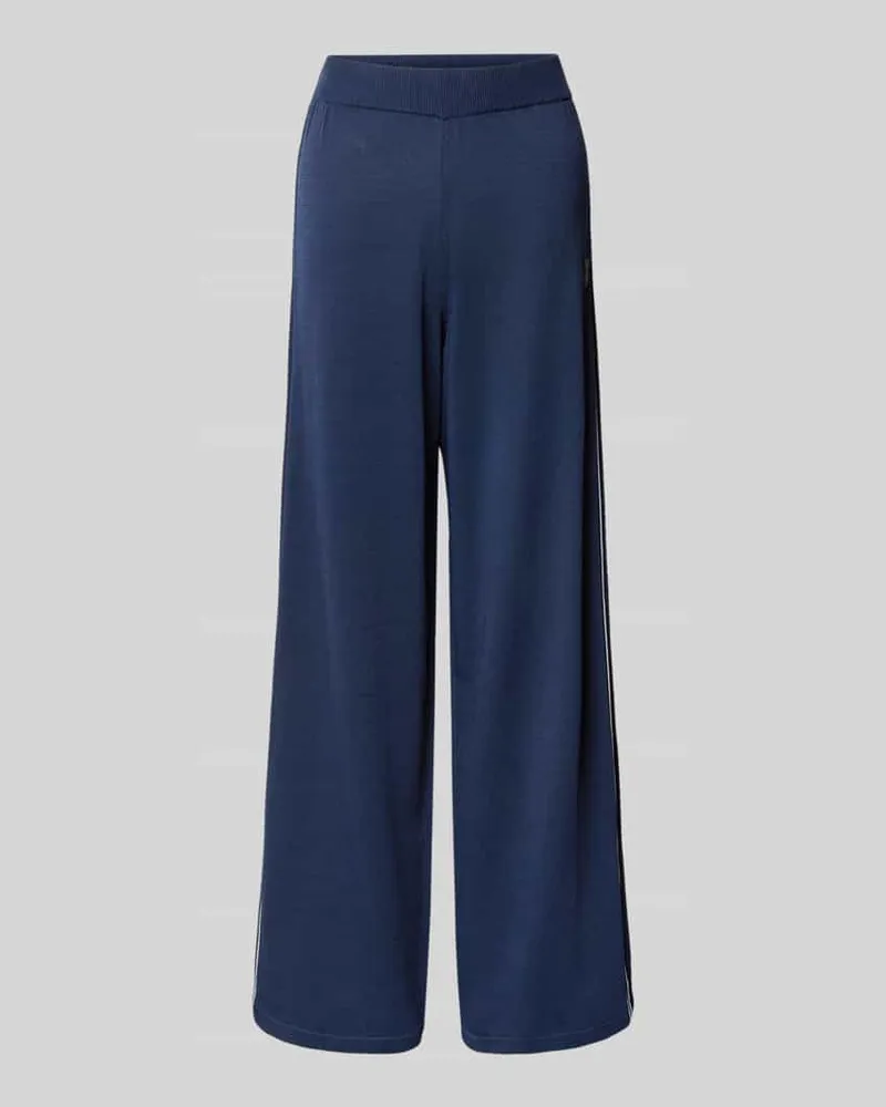 P.E. NATION Wide Leg Sweatpants aus Viskose-Mix Dunkelblau