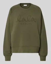 Lala Berlin Oversized Sweatshirt aus Baumwolle Oliv