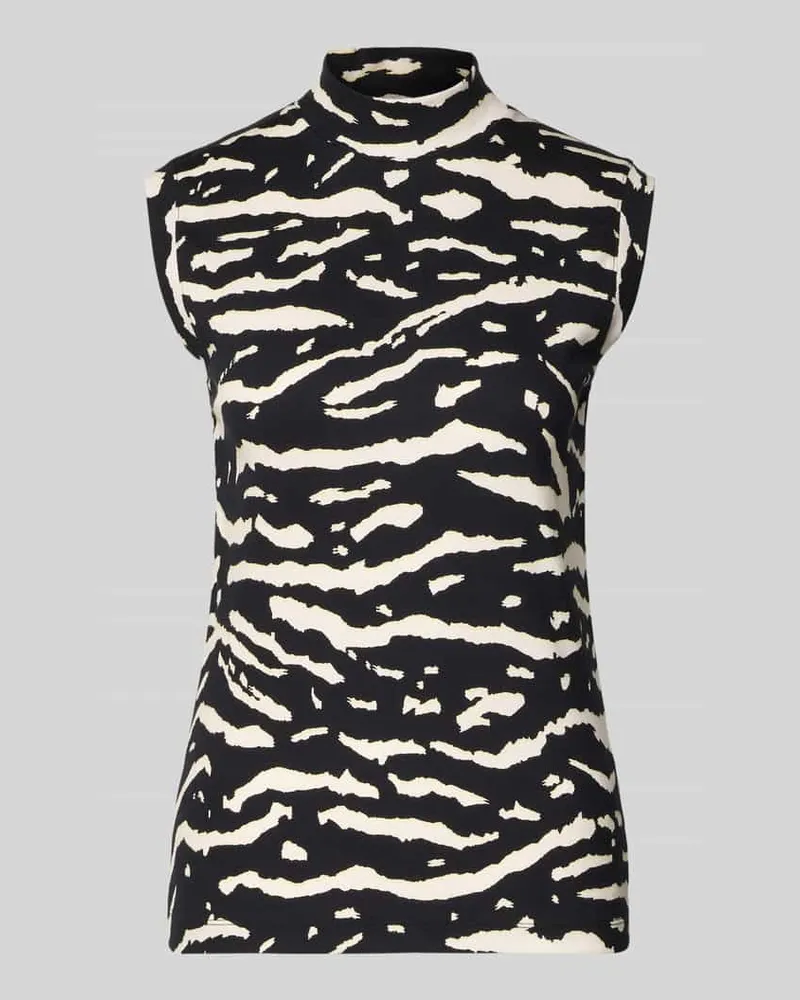 Marc Cain Tanktop mit gerippten Abschlüssen Sand