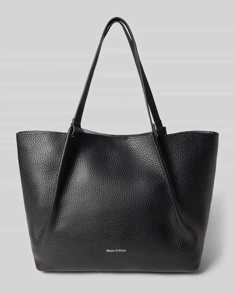 Marc O'Polo Shopper aus echtem Rindsleder Modell 'BELLI Black