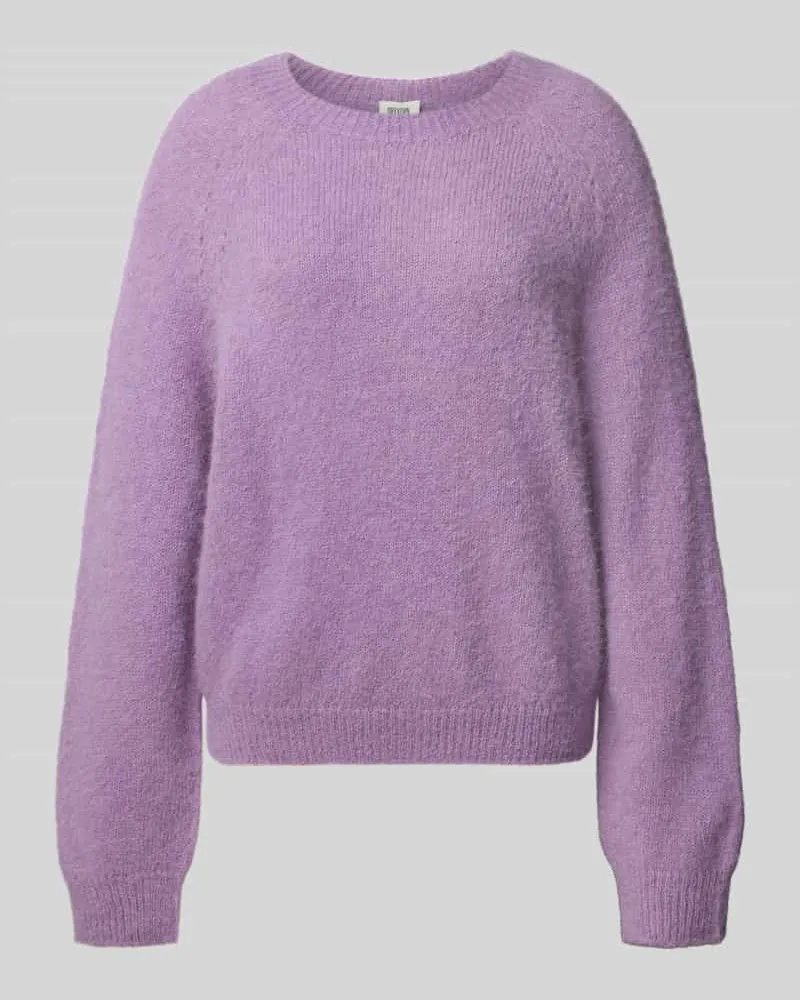 Drykorn Strickpullover aus Alpaka-Mix Modell 'PEMIRI Flieder