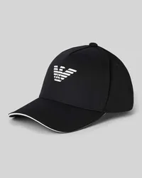 Emporio Armani Cap mit verstärktem Schirm Black