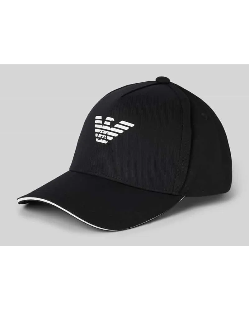 Emporio Armani Cap mit verstärktem Schirm Black