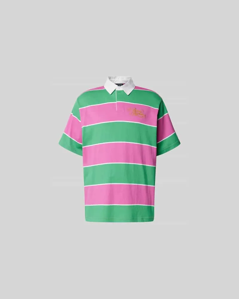 Billionaire Boys Club Relaxed Fit Poloshirt aus Baumwolle Pink