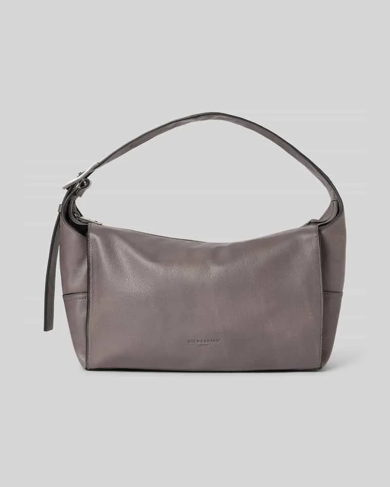 Liebeskind Hobo Bag mit Label-Detail Modell 'LOU Anthrazit