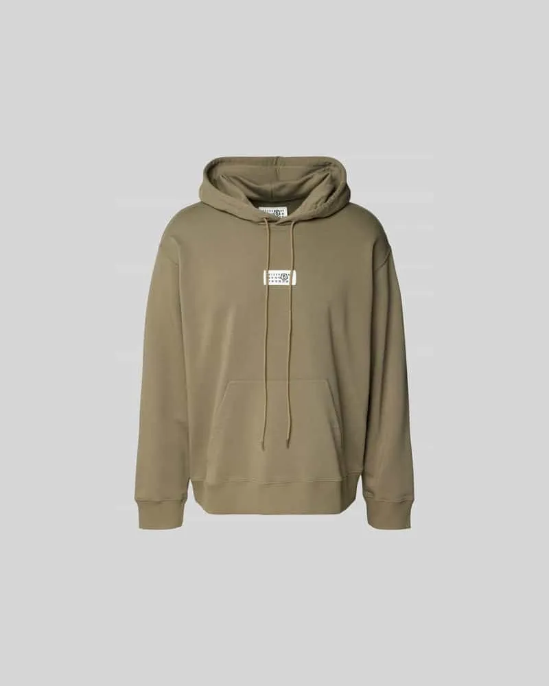Maison Margiela Hoodie mit Label-Detail Beige