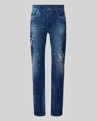 Elias Rumelis Slim Fit Jeans im 5-Pocket-Design Modell 'Noel Blau