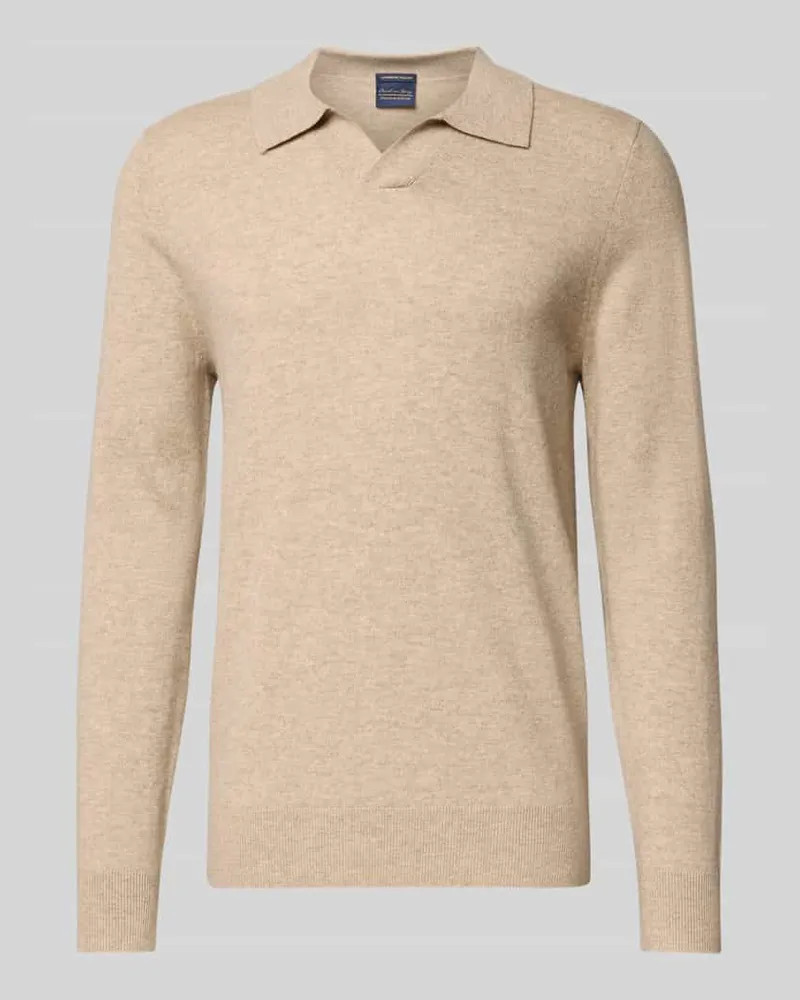 Christian Berg Strickpullover aus reinem Kaschmir Beige