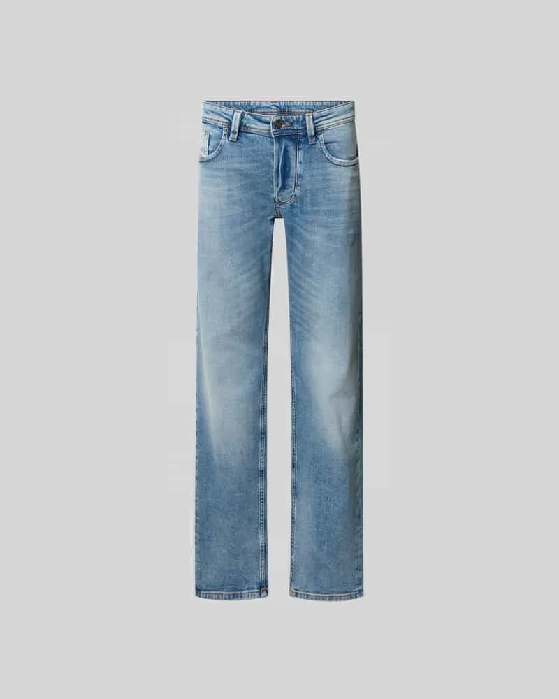 Diesel Straight Fit Jeans im 5-Pocket-Design Jeansblau