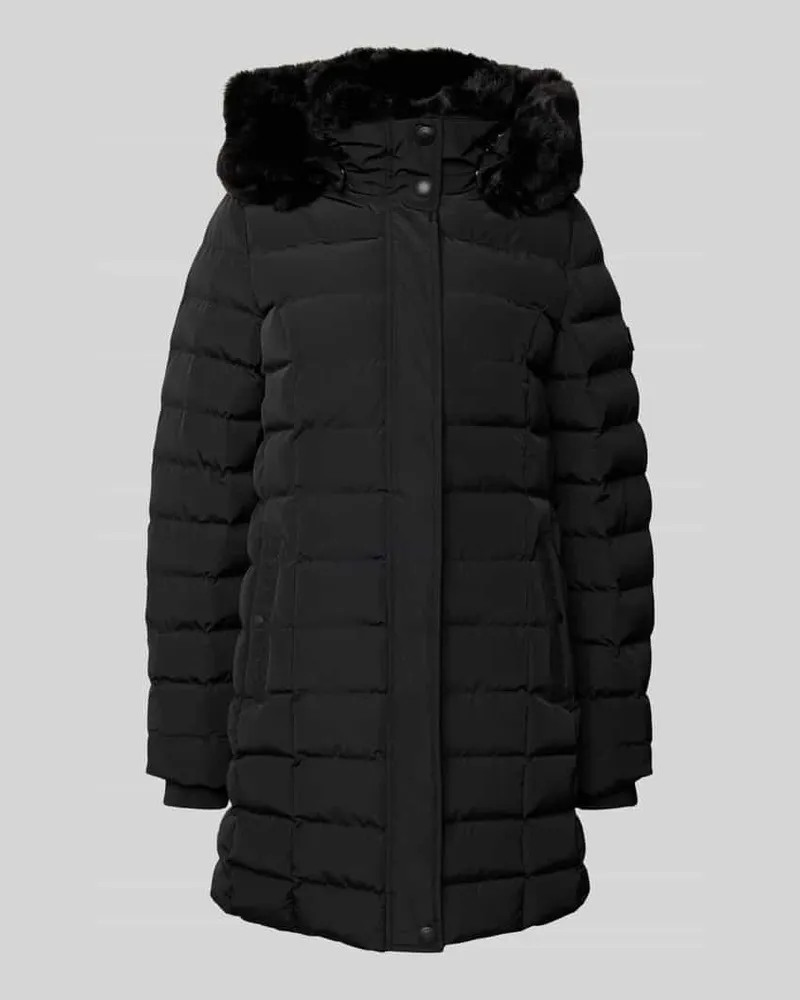 Wellensteyn Steppjacke mit Kapuze Modell 'SANTORIN Black