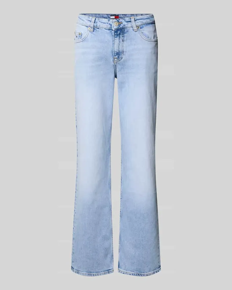 Tommy Hilfiger Straight Fit Jeans aus Baumwoll-Lyocell-Mix Modell 'SOPHIE Jeansblau