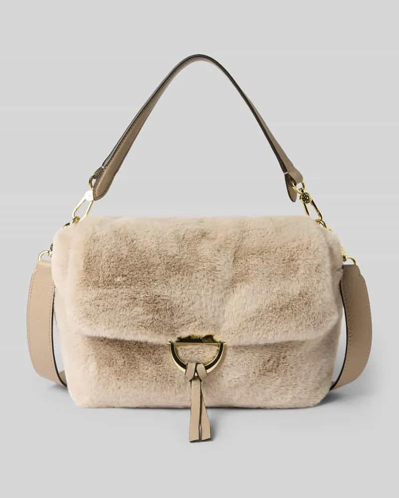 Abro Crossbody Bag aus echtem Leder Modell 'TEMI Mittelbraun