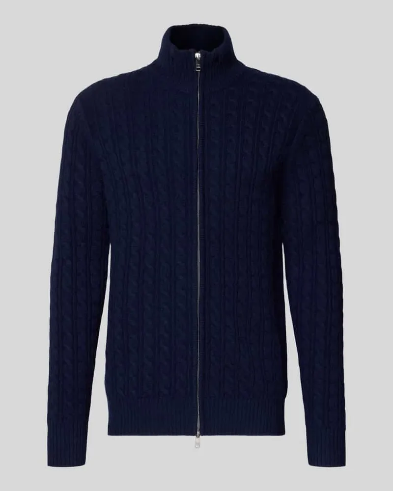 Christian Berg Strickjacke mit Kaschmir-Anteil Marine