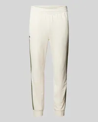 Lacoste Slim Fit Sweatpants mit elastischem Bund Offwhite