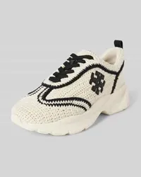 Tory Burch Sneaker in Strick-Optik Weiss