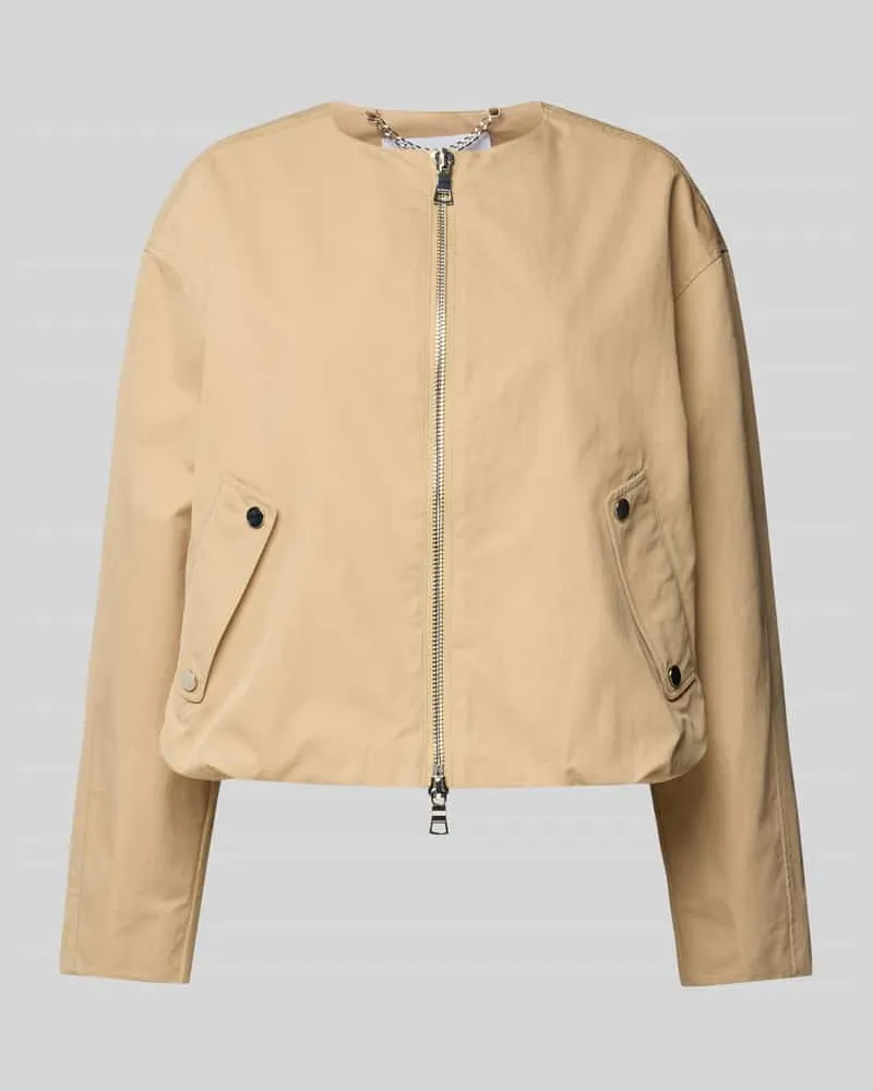 Blonde No. 8 Jacke mit Zweiwege-Reißverschluss Sand