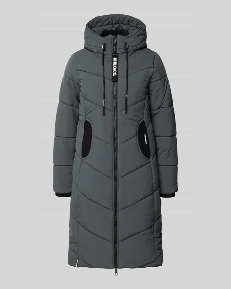 khujo Steppjacke mit Zweiwege-Reißverschluss Modell 'ARIBAY7 Petrol