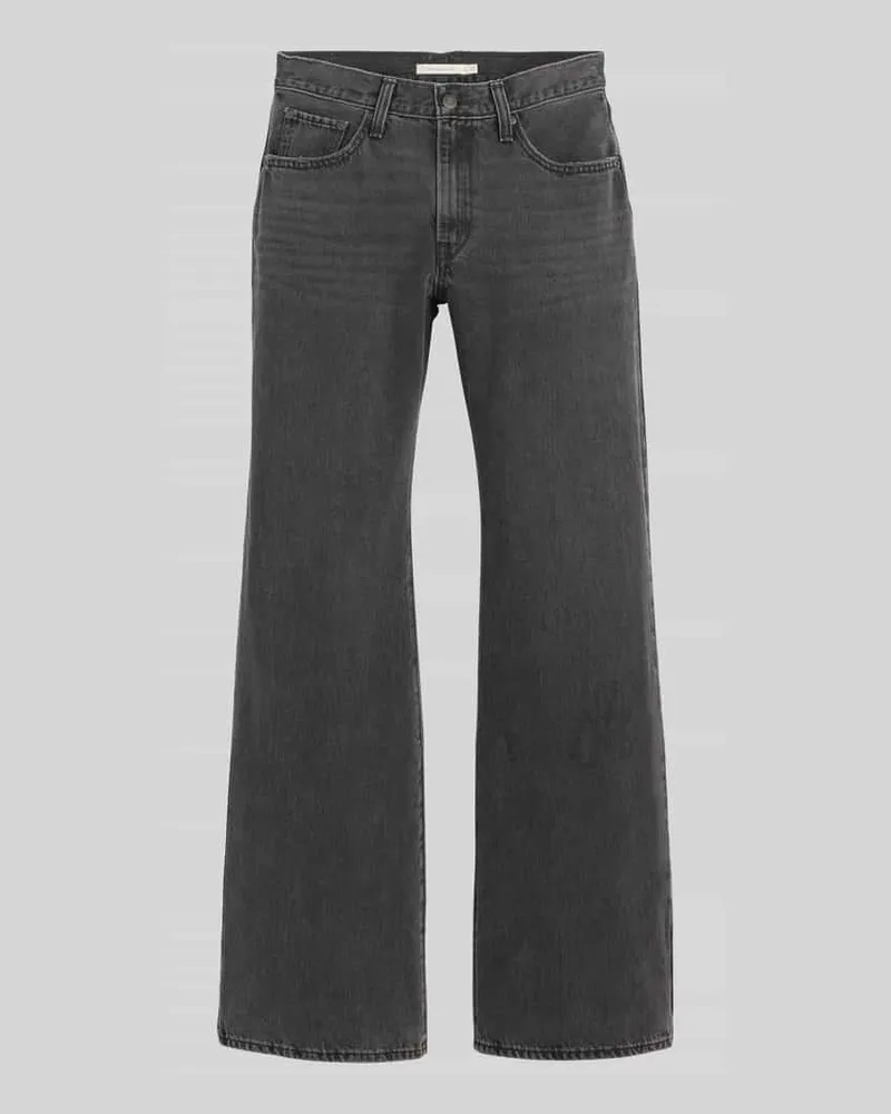 Levi's Wide Leg Jeans aus reiner Baumwolle im 5-Pocket-Design Black