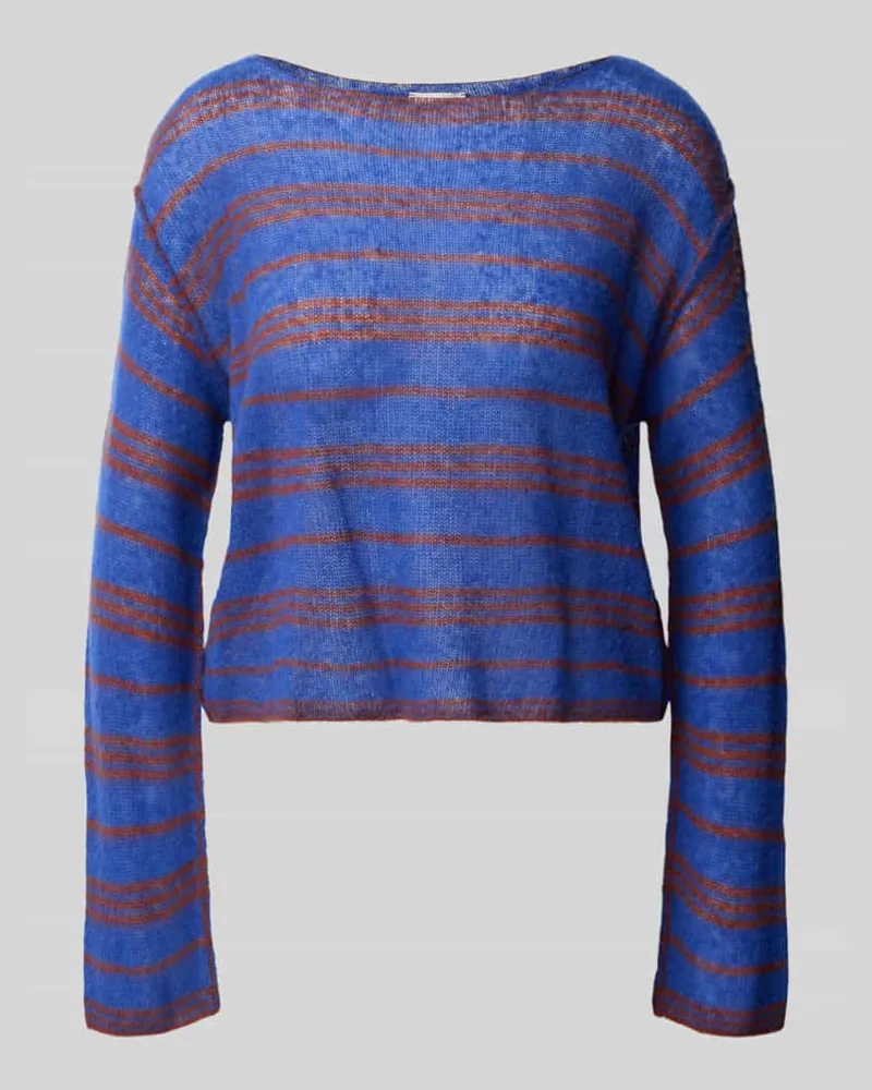 American Vintage Relaxed Fit Strickpullover aus Lyocell-Mix Modell 'BODYROW Royal