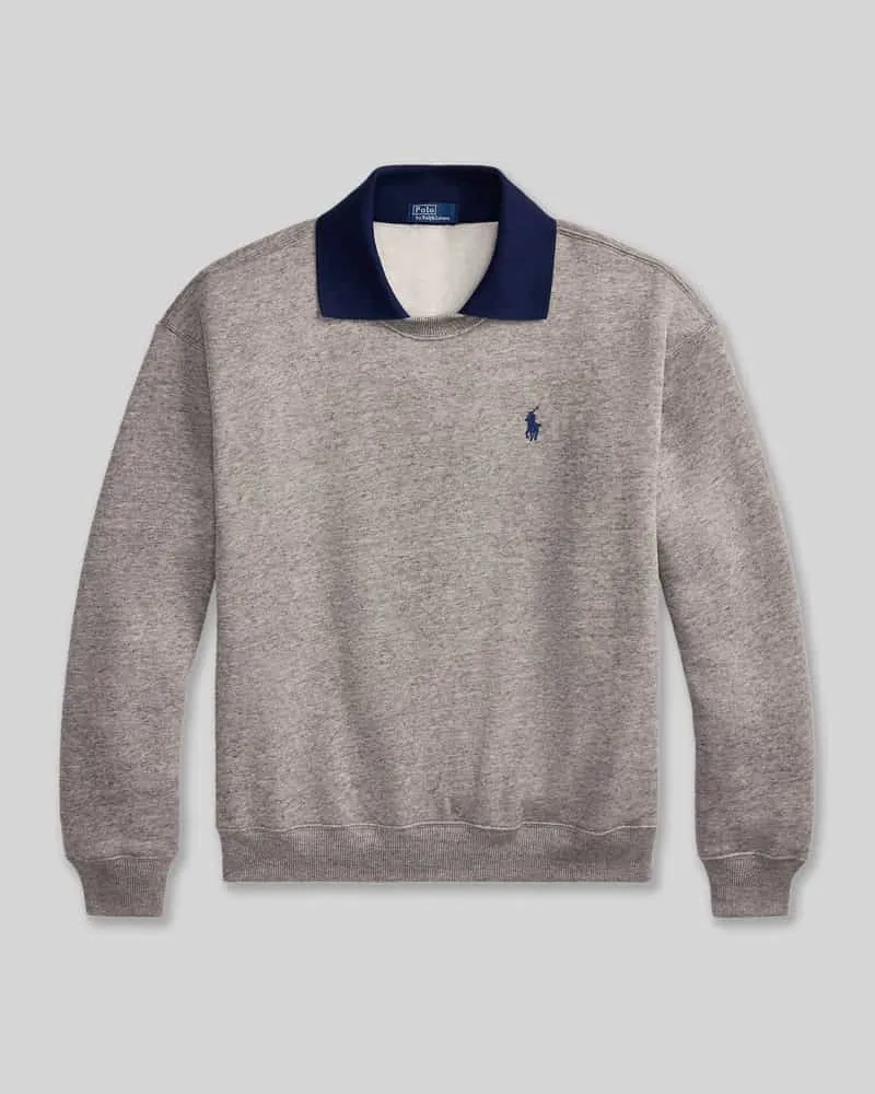 Ralph Lauren Loose Fit Sweatshirt aus Baumwoll-Mix Dunkelblau