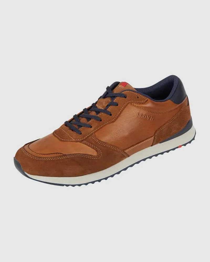 Lloyd Sneaker aus Leder Modell 'Edmond Cognac