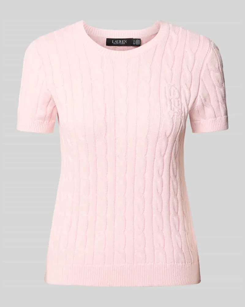 Ralph Lauren Strickpullover in kurzärmeligem Design Rosa