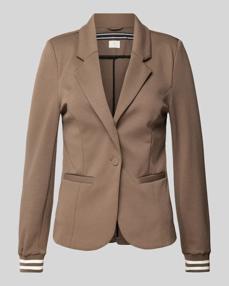 Kaffe Blazer mit Leistentaschen Modell 'KINNIE Hellbraun