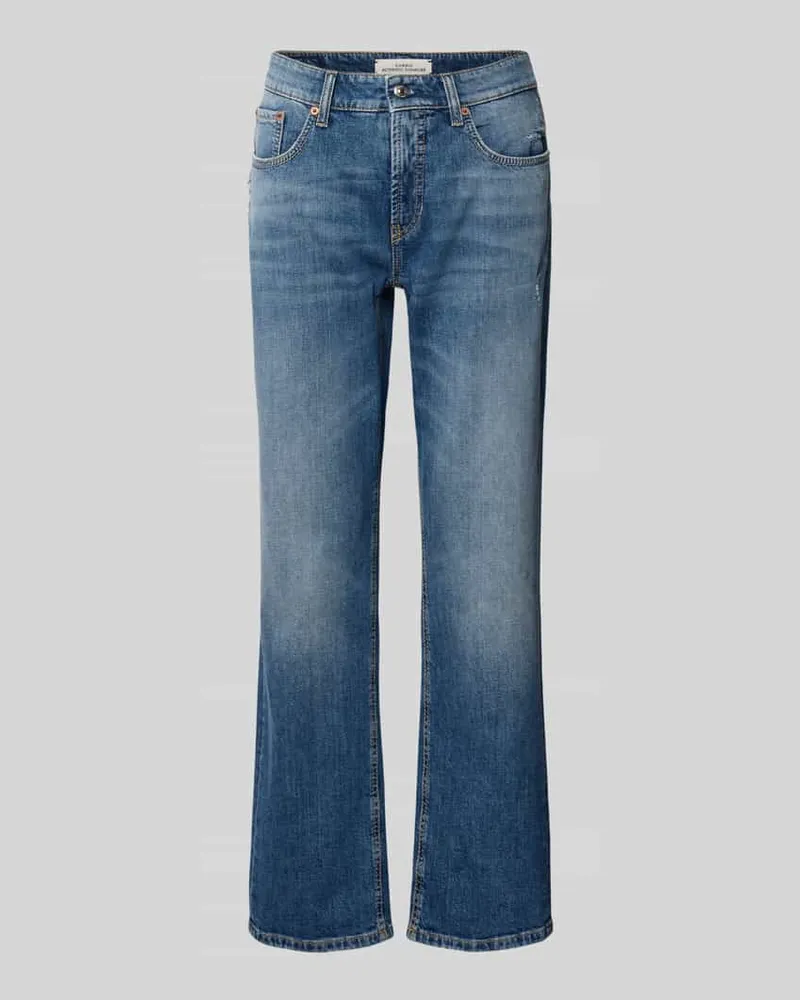 Cambio Flared Jeans mit 5-Pocket-Design Modell 'GINI Hellblau