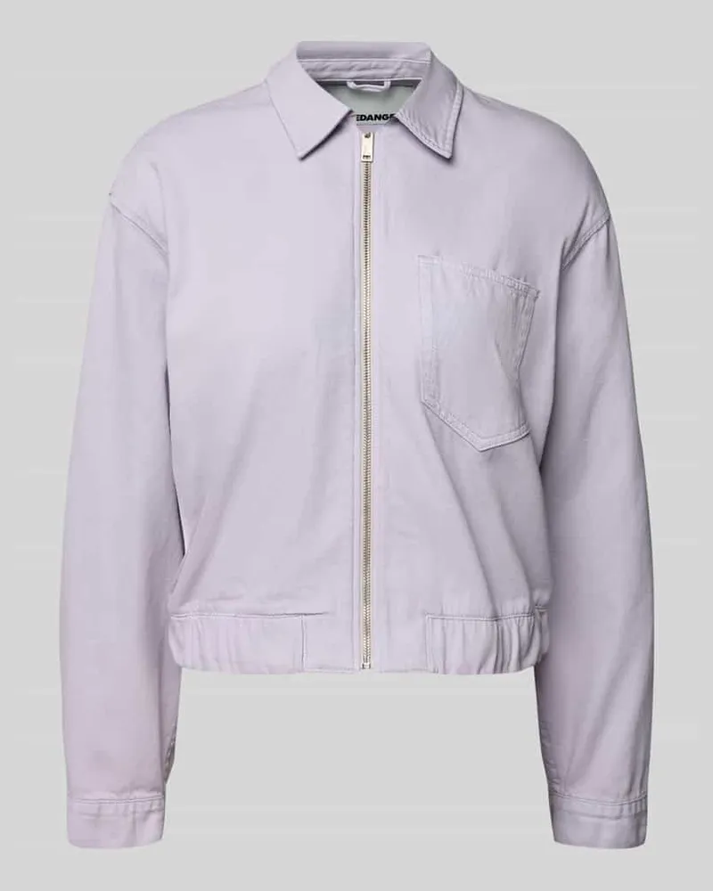 Armedangels Relaxed Fit Jeansjacke aus reiner Baumwolle Flieder