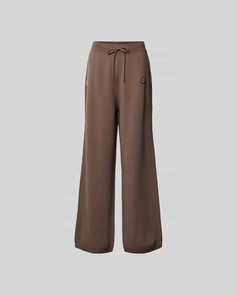 Kenzo Stoffhose mit elastischem Bund Taupe