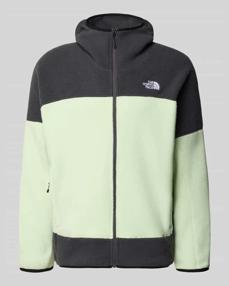 The North Face Fleecejacke mit Kapuze und Logo-Stitching Black
