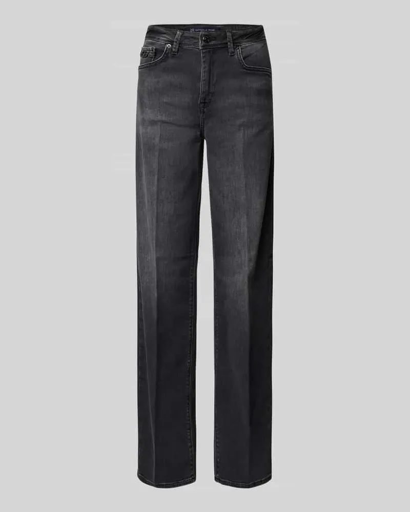 RAFFAELLO ROSSI  Jeans mit 5-Pocket-Design Modell 'KIRA Mittelgrau
