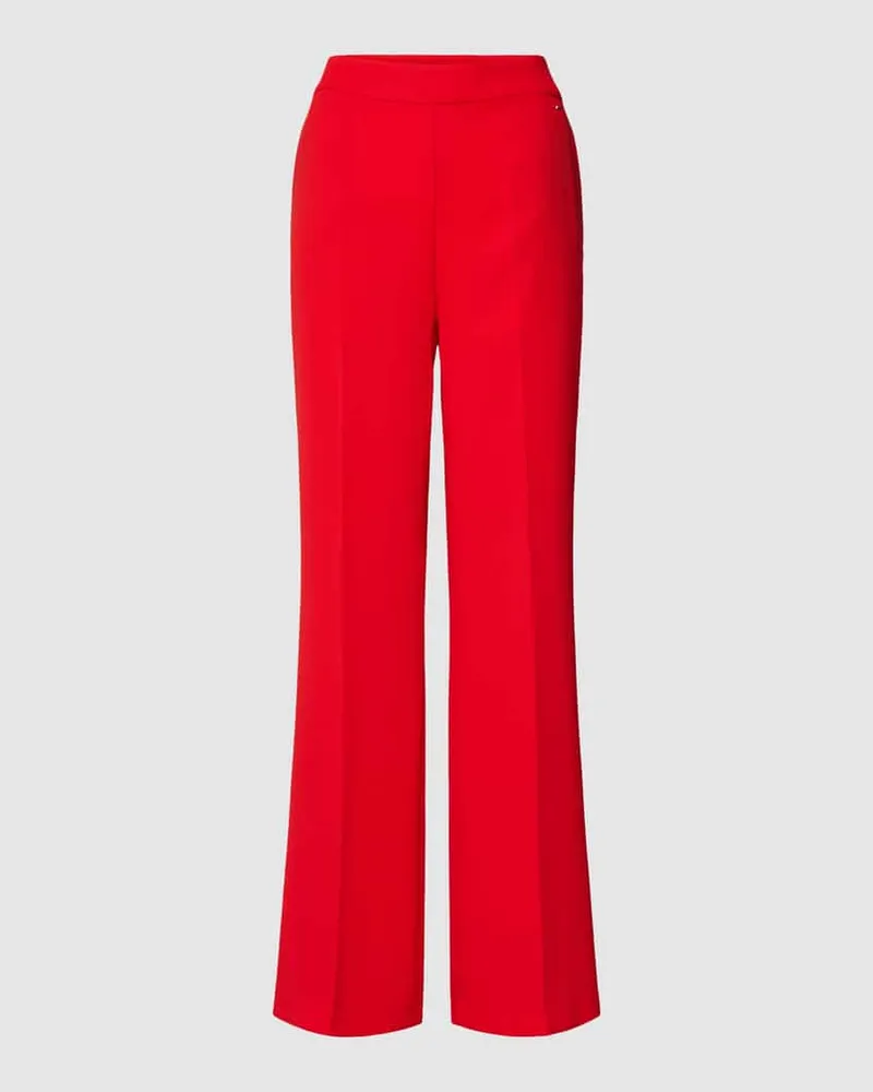 JOOP! Stoffhose mit Bügelfalten Rot