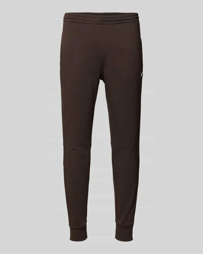 Lacoste Regular Fit Sweatpants aus Baumwoll-Mix Dunkelbraun